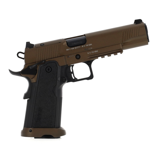PISTOLET TISAS 2011 DS DUTY 9x19mm DOUBLE COLONNES 17+1 OPTIC READY 